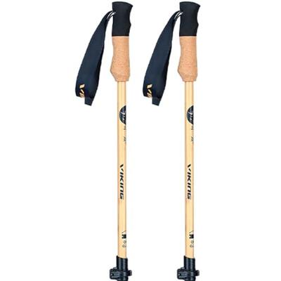 Viking Bamboo Pro Trekkingstokken Bruin 65-135