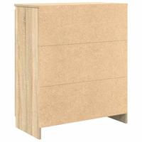 Dressoir met lades 71x35x84 cm spaanplaat sonoma eikenkleurig - thumbnail