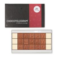 Chocotelegram met persoonlijke boodschap - 21 letters - thumbnail