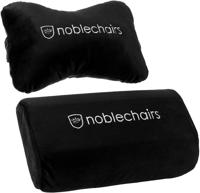Noblechairs Kussenset zwart/wit - thumbnail