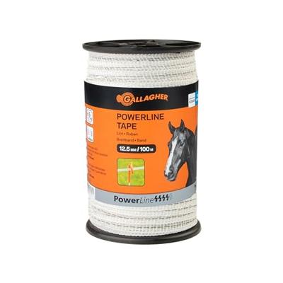 Gallagher PowerLine lint 12,5mm wit 100m - 062303 062303