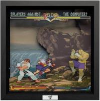 Pixel Frame - Street FIghter Alpha 2 - A Dramatic Battle (23cm x 23cm) - thumbnail