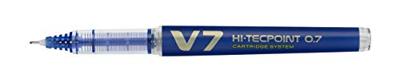 Rollerpen pilot begreen hi-tecpoint v7 m blauw | 10 stuks