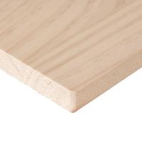 Tafelblad vierkant 40x40x1,7 cm massief grenenhout - thumbnail