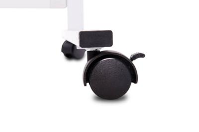 Maul Mobiel whiteboard MAULsolid easy2move (b x h) 750 mm x 1800 mm Wit Kunststof coating Aan beide zijden te gebruiken, Incl. wielen