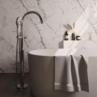 Vrijstaande Badkraan Brauer Chrome Met Handdouche Rond Chroom Brauer - thumbnail