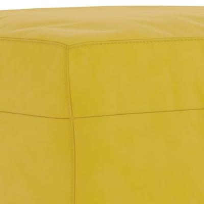 3-delige Loungeset met kussens fluweel geel