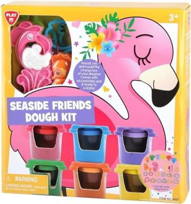 Playgo zeedieren kleiset - 6 kleipotjes