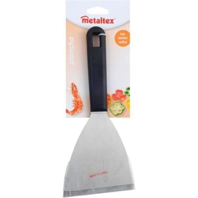 Metaltex Plancha Barbecue Spatel 23.8x10 cm Zwart/RVS