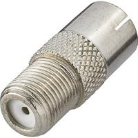Renkforce F-Coax-adapter [F-koppeling -Antennebus 75 Ω]Zilver - thumbnail