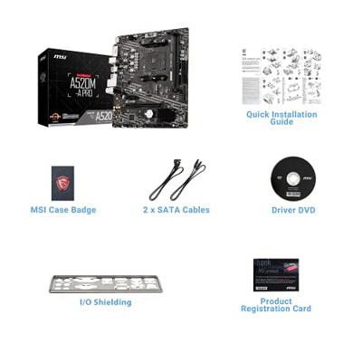 MSI A520M-A PRO Socket AM4