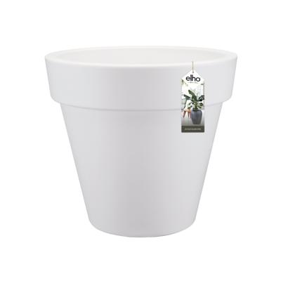 Elho: Pure Round Plantenbak 40 cm - Wit