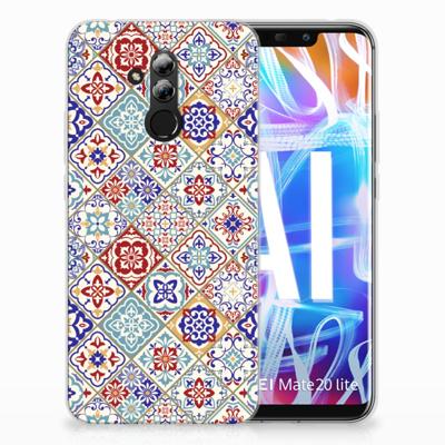 Huawei Mate 20 Lite | TPU | Siliconen hoesje | Tiles Color Huawei Mate 20 Lite | TPU | Siliconen hoesje | Tiles Color