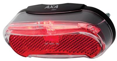 AXA Riff Steady Auto Achterlicht 50-80 mm - Zwart