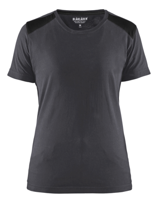 Blåkläder Dames T-Shirt 34791042 | Medium Grijs/Zwart | Maat 3XL - 7330509814789