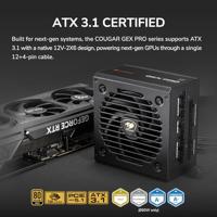 COUGAR Gaming CGR GEXP-850 power supply unit 650 W 20+4 pin ATX ATX Zwart - thumbnail
