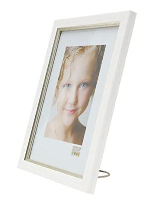 Deknudt S46AF1_10,0X15,0 Wissellijst Papierformaat: 10 x 15 cm Wit, Zilver