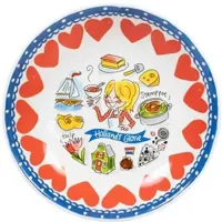 Blond Amsterdam bord aardewerk hollands glorie 23x4.3cm multi - thumbnail