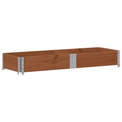 VidaXL Palletopzetrand 150x50 cm massief grenenhout bruin