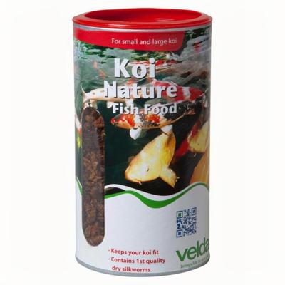 Velda Koi Nature Visvoer - Eiwitrijk, 100% Natuurlijk Vijvervoer, 360g
