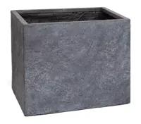 Bloempot Arizona Cube Grafiet 23x23cm - thumbnail