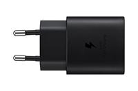 Samsung oplader met kabel 1m usb c 25w zwart - thumbnail