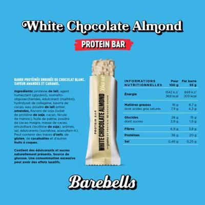 Barebells white chocolate almonds (12x 55g)