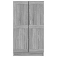 Boekenkast 82,5x30,5x150 cm bewerkt hout grijs sonoma eiken - thumbnail
