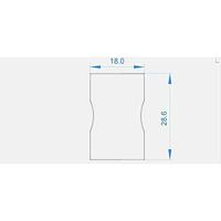 Deko Light 979221 Endkappe H-AU-03-12 Set 2 Stk, Grau Profieleindkap Kunststof (l x b) 28.6 mm x 18 mm 1 stuk(s) - thumbnail