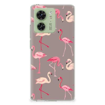 Motorola Edge 40 | TPU Hoesje | Flamingo