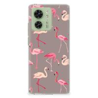 Motorola Edge 40 | TPU Hoesje | Flamingo - thumbnail