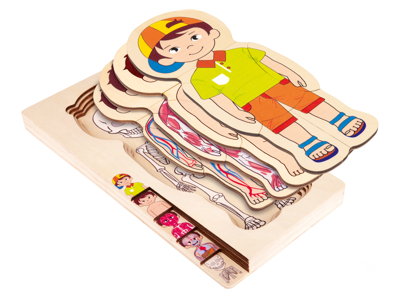 lupilu Houten puzzel (Jongen)