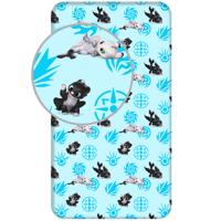 Hoe tem je een Draak Hoeslaken Flying Dragons - Eenpersoons - 90 x 200 cm - Blauw - thumbnail