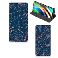 Motorola Moto G9 Plus Smart Cover Palm Leaves - thumbnail