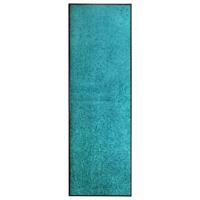 VidaXL Deurmat wasbaar 60x180 cm cyaan - thumbnail