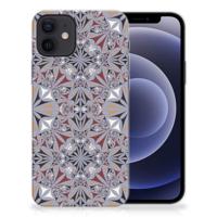 iPhone 12 | 12 Pro (6.1") | TPU | Siliconen hoesje | Flower Tiles - thumbnail