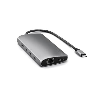 Satechi USB-C Multiport adapter 8K (ethernet) - Space Grey