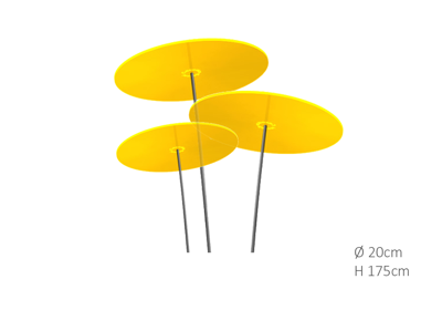 3 stuks! Zonnevangers Geel groot 175x20 cm Cazador Del Sol - Cazador del sol 3 stuks! Zonnevangers Geel groot 175x20 cm Cazador Del Sol - Cazador del sol