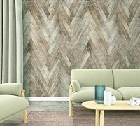 Noordwand Smart Art Easy Fotobehang visgraat planken 47247 - thumbnail