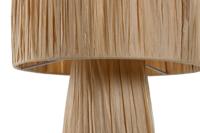 Bureaulamp Home ESPRIT Bruin Metaal Raffia 50 W 220 V 27 x 27 x 40 cm - thumbnail