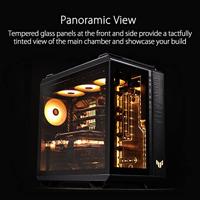 Asus TUF Gaming GT502 PLUS Midi-tower PC-behuizing Wit Stoffilter, Zijvenster - thumbnail