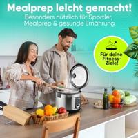 Profi Cook PC-RK 1285 Rijstkoker Inox, Zwart - thumbnail