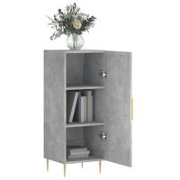 Dressoir 34,5x34x90 cm bewerkt hout betongrijs - thumbnail