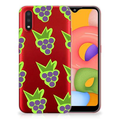 Samsung Galaxy A01 | Siliconen Case | Druiven