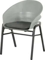 Hartman Tubb tuinstoel grijs - thumbnail