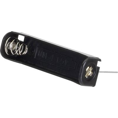 TRU COMPONENTS BH-411-3P Batterijhouder Aantal cellen: 1 AAA (potlood) Contactpolen