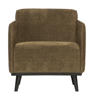 WOOOD Fauteuil 'Statement' Met Armleuning, Rib, kleur Rock - thumbnail