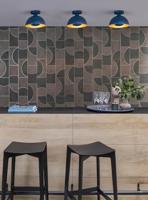 Lucide SIEMON - Plafonnière - Ø 25 cm - 1xE27 - Blauw - thumbnail