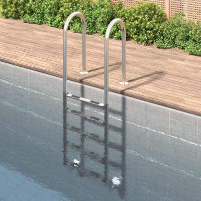Zwembadladder 54x38x211 cm 304 roestvrij staal