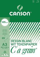 Canson tekenblok C à grain 125 g/m², ft 29,7 x 42 cm (A3) - thumbnail